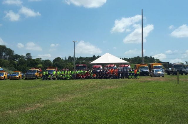 Simulado de atendimento a acidentes envolvendo carga de produtos perigosos com múltiplas vítimas - Grupo Rio Claro SP