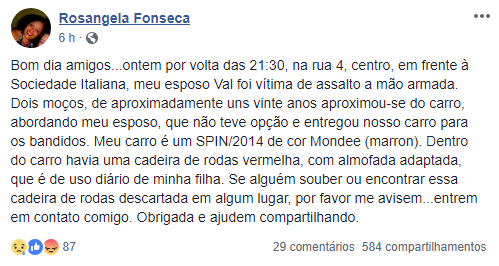Falecimentos e Sepultamentos – 10/10/2018 – 11/10/2018 - Grupo Rio Claro SP