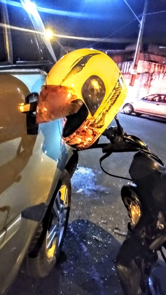 Acidente de trânsito envolvendo carro e moto em Rio Claro - Grupo Rio Claro SP