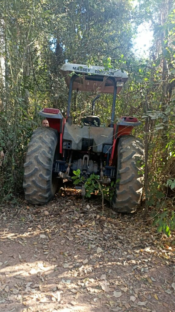 GCM localiza trator furtado em Rio Claro - Grupo Rio Claro SP