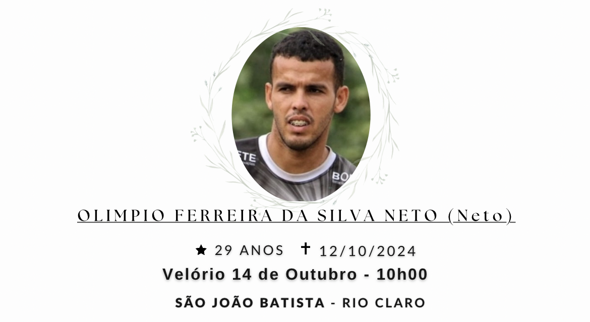 Falecimentos deste sábado 12/10/2024 - Grupo Rio Claro SP