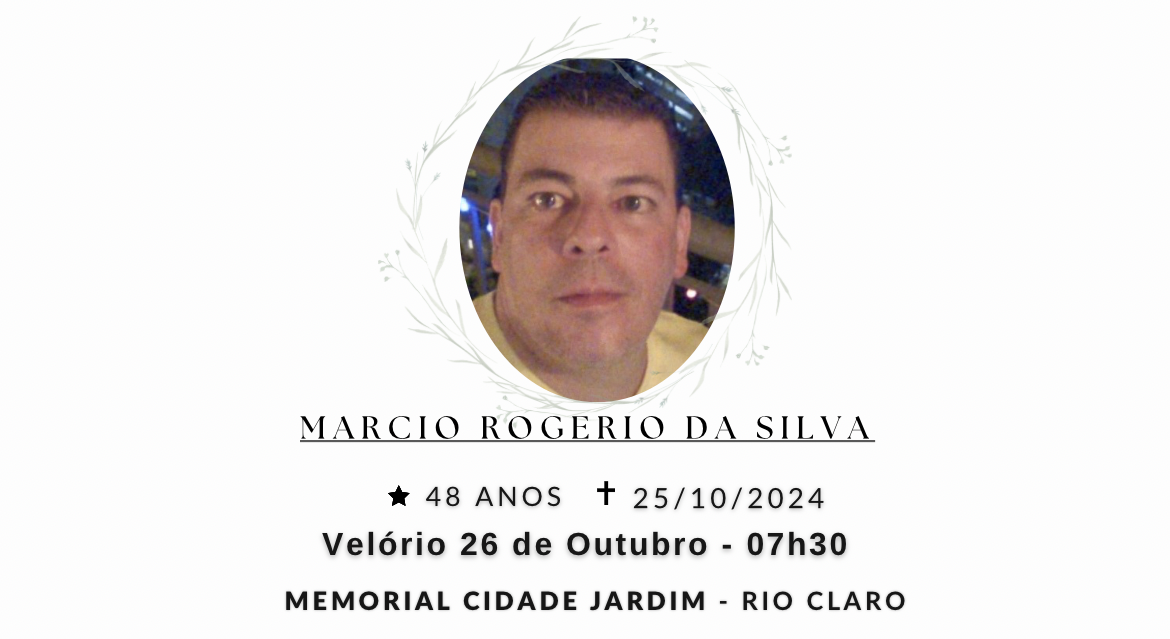 Falecimentos desta sexta-feira 25/10/2024 - Grupo Rio Claro SP