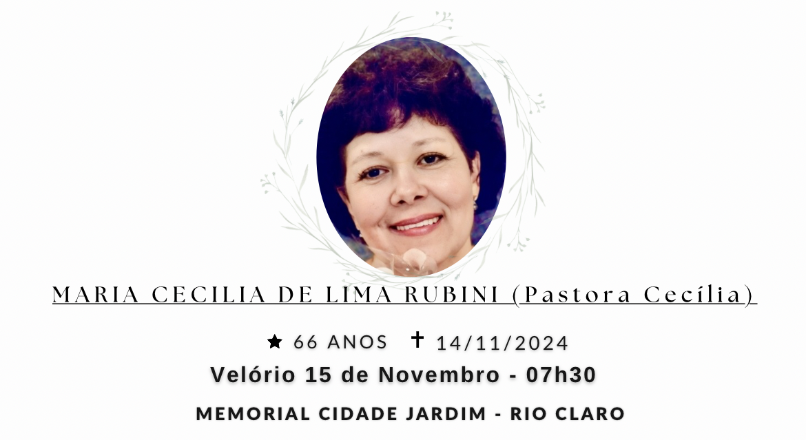 Falecimentos desta quinta-feira 14/11/2024 - Grupo Rio Claro SP