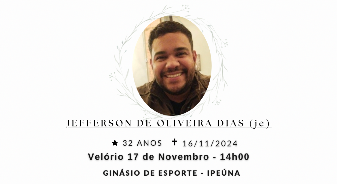 Falecimentos deste sábado 16/11/2024 - Grupo Rio Claro SP