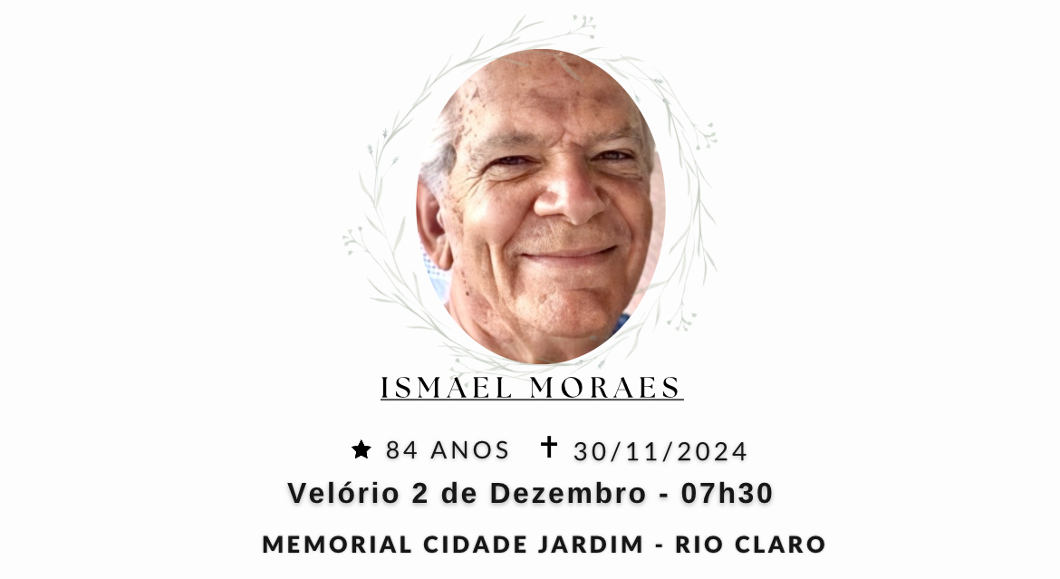 Falecimentos deste sábado 30/11/2024 - Grupo Rio Claro SP