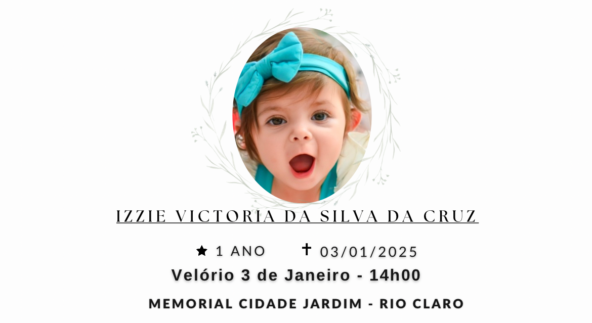 Falecimentos desta sexta-feira 03/01/2025 - Grupo Rio Claro SP