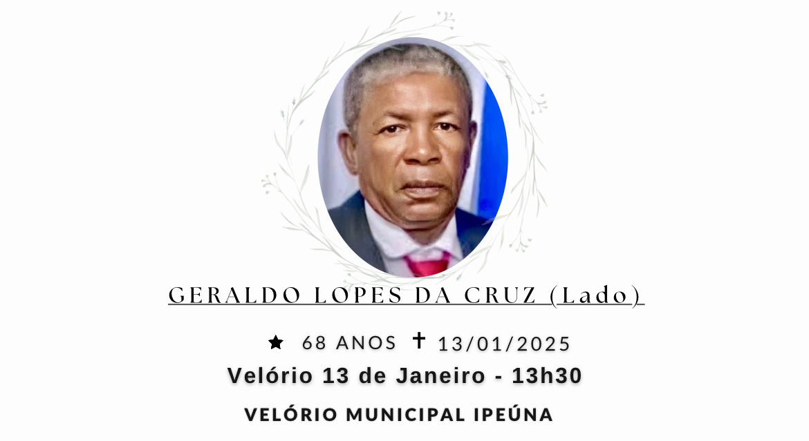 Falecimentos desta segunda-feira 13/01/2025 - Grupo Rio Claro SP
