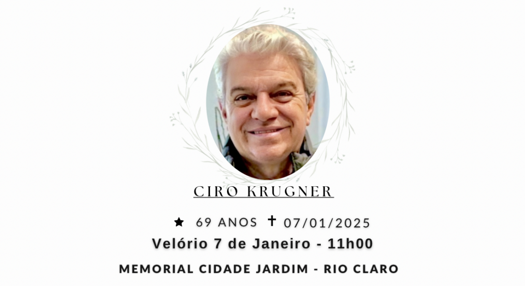 Falecimentos desta terça-feira 07/01/2025 - Grupo Rio Claro SP