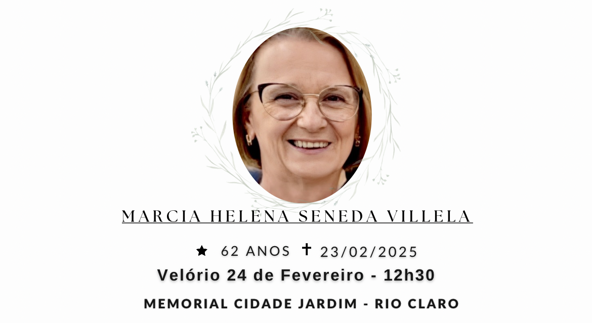 Falecimentos deste domingo 23/02/2025 - Grupo Rio Claro SP