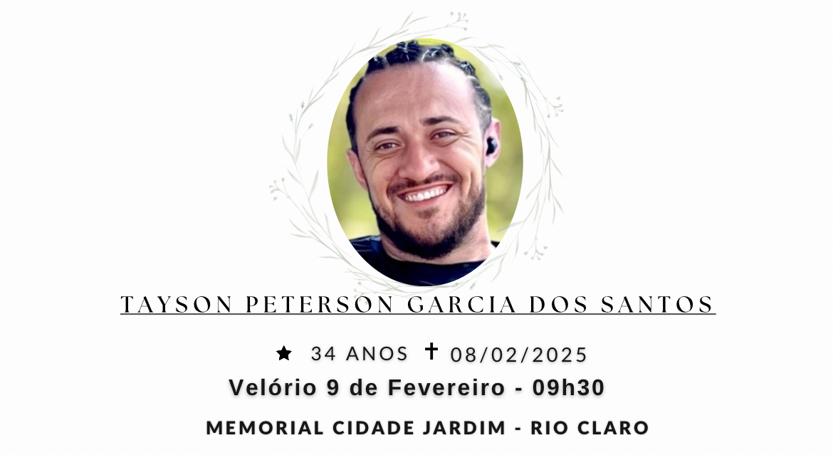 Falecimentos deste sábado 08/02/2025 - Grupo Rio Claro SP