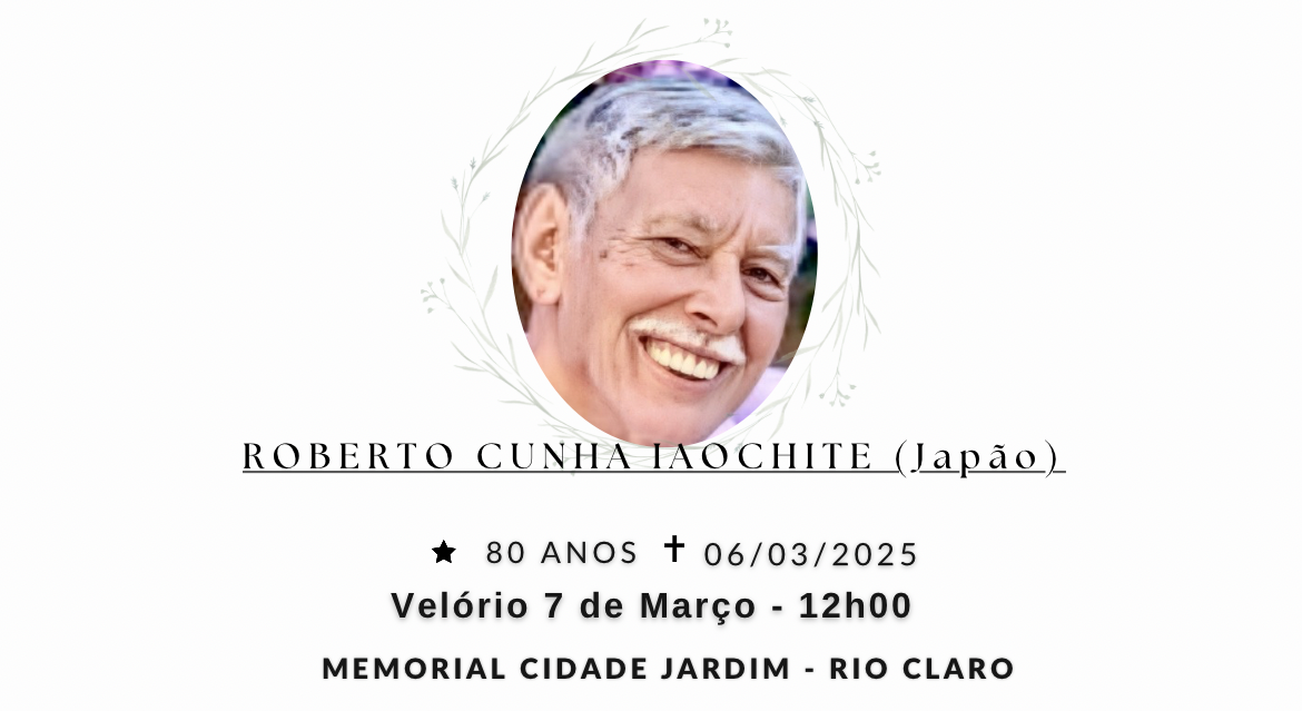Falecimentos desta quinta-feira 06/03/2025 - Grupo Rio Claro SP