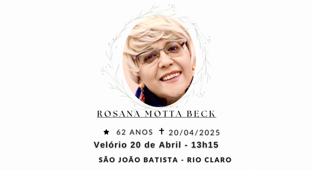 Falecimentos deste domingo 20/04/2025 - Grupo Rio Claro SP
